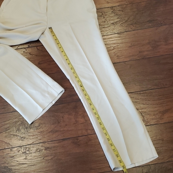 NWT Halston straight leg bone trouser pants - Picture 12 of 12
